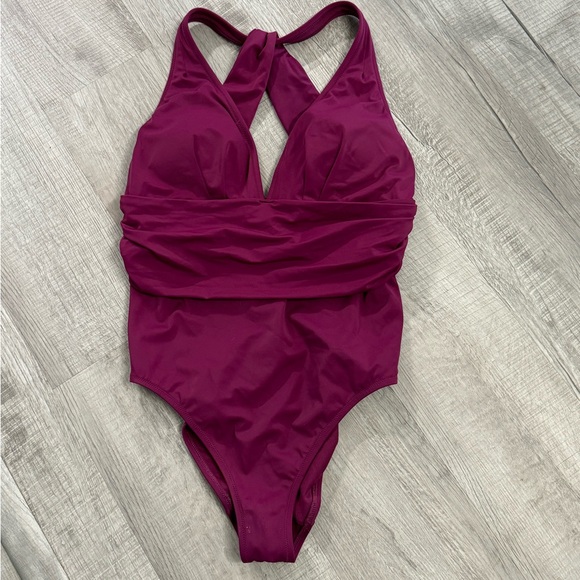 Swimsuit size 0X color Purple, Brand Adore Me - Picture 2 of 6